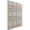 Ekena Millwork 19 5/8in. W x 19 5/8in. H Stacked EnduraWall Decorative 3D Wall Panel Covers 2.67 Sq. Ft. WP20X20SDGBW - alternate 5